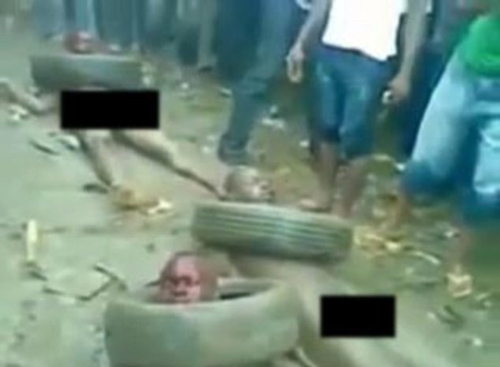 Βάρβαρη εκτέλεση με πυρπόληση στη Νιγηρία (vid)