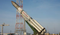 Εκτοξεύεται από το Μπαϊκονούρ ο πύραυλος-μεταφορέας Proton M, που μεταφέρει το δορυφόρο Yamal-402