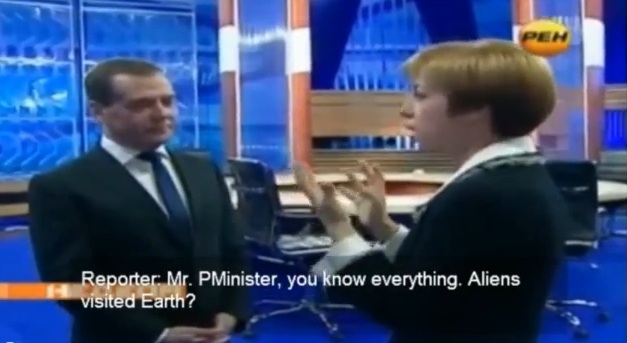 Ο Dmitry Medvedev μιλά για εξωγήινους