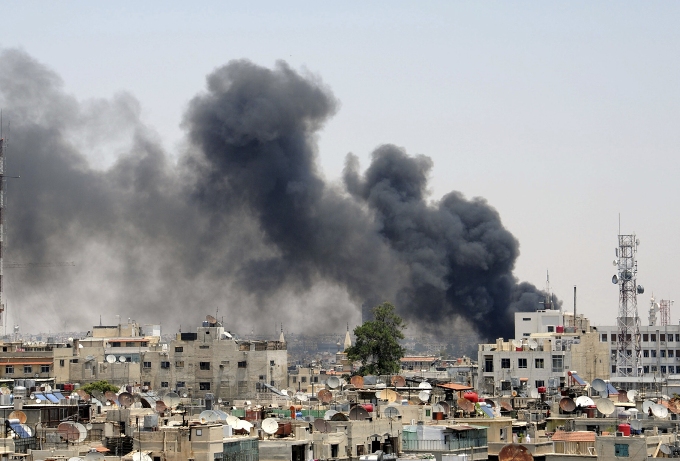 Σφοδρές μάχες στα περίχωρα της Δαμασκού