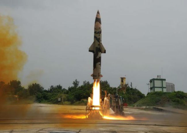 Εκτόξευση Ινδικού βαλλιστικού πυραύλου Prithvi II