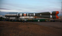 Το Μπαϊκονούρ έτοιμο για την εκτόξευση πυραύλου «Σογιούζ-2.1a»