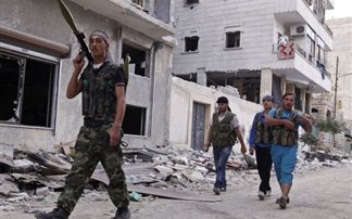 Συγκρούσεις στη συνοικία Μπάμπα Αμρ στη κεντρική Συρία
