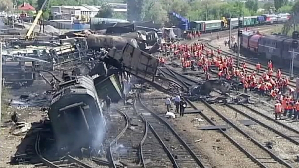 Ρωσία: Έκρηξη σε τρένο με χημικά