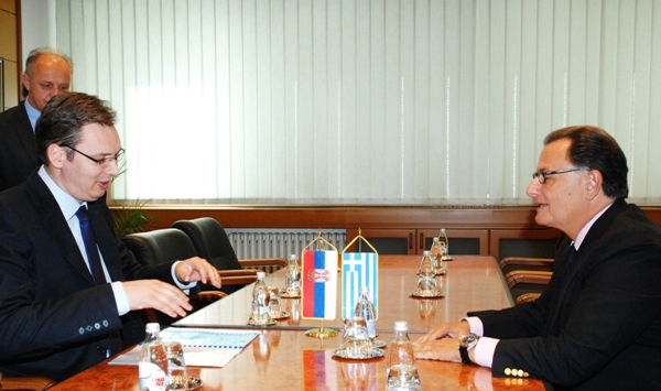Συνάντηση Πάνου με τον Σέρβο υπουργό Άμυνας