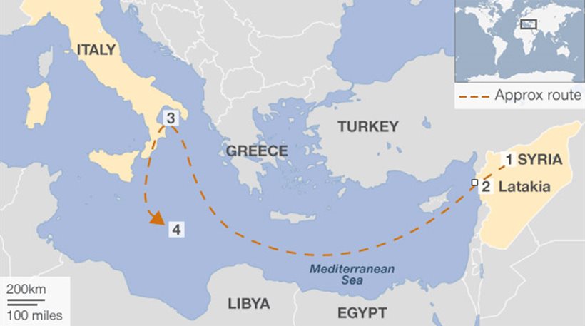 Aνησυχία για τα χημικά δυτικά της Κρήτης
