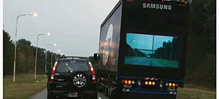 Η Samsung παρουσίασε ένα «διάφανο» φορτηγό (βίντεο)