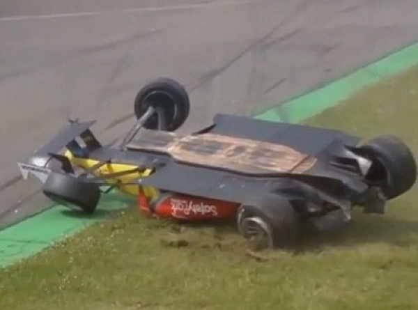 Τρομακτικό ατύχημα στην πίστα του Σπα στον αγώνα της Formula 3  (video)