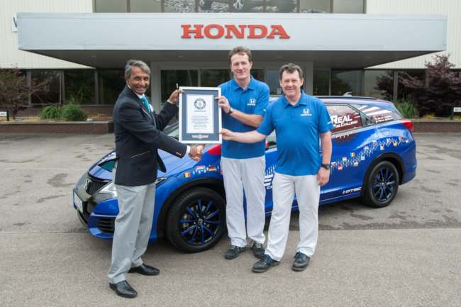 Ρεκόρ Guinness στην κατανάλωση από τη Honda (2,82 λιτ/100 χλμ.)