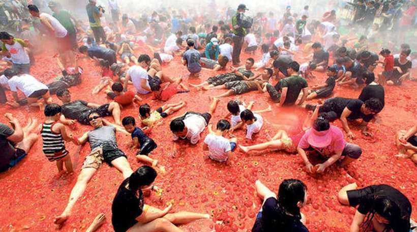Ν. Κορέα: Φεστιβάλ ντομάτας, ατραξιόν για τους τουρίστες (εικόνες)