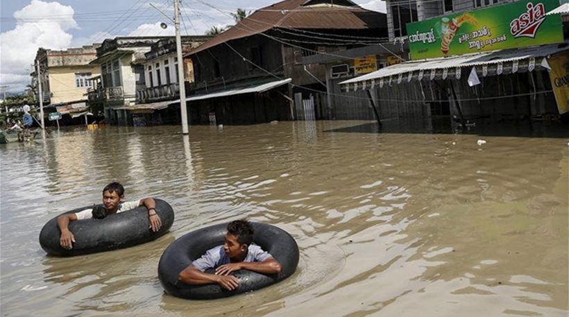 Μιανμάρ: Τουλάχιστον 46 νεκροί- Χιλιάδες πληγέντες από τις πλημμύρες