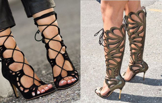 Lace-Up Sandals: Τα πιο in παπούτσια της νέας σεζόν!