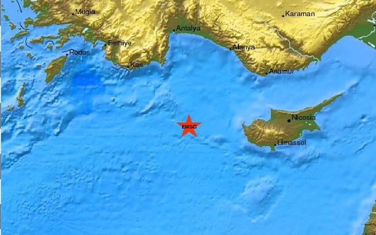 Σεισμός 4,8 Ρίχτερ στην Κύπρο