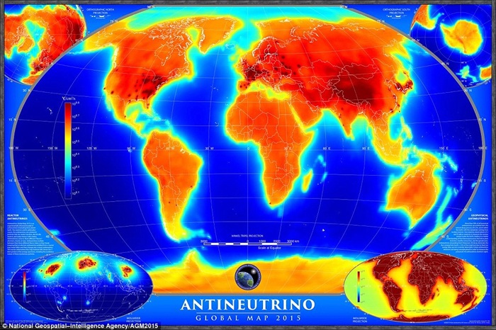 Ο παγκόσμιος χάρτης της ραδιενέργειας – Τι κρύβεται άραγε στο εσωτερικό της Γης; [εικόνες]