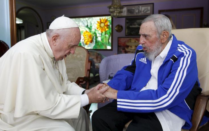Κούβα: Η συνάντηση του Πάπα με τον Φιντέλ  [φωτό, βίντεο]