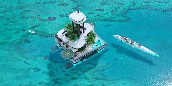 Ξεχάστε τα σούπερ-γιοτ – Το μέλλον είναι τα πλωτά… νησιά! [φωτο-βίντεο]