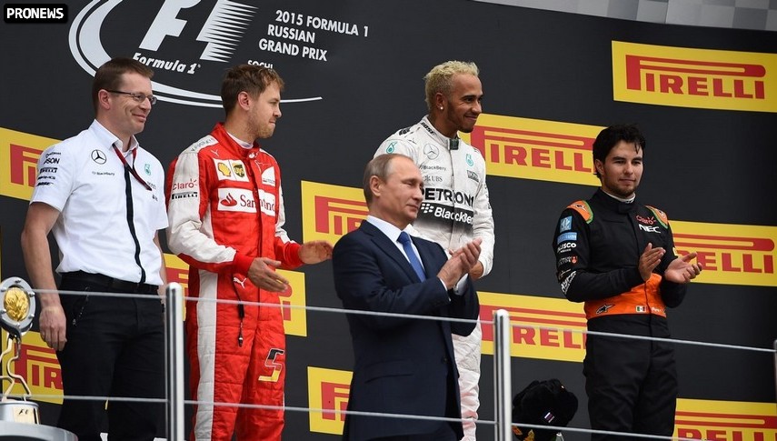 F1, Ρωσία: συναρπαστικές μάχες μπροστά στα μάτια του Vladimir Putin.