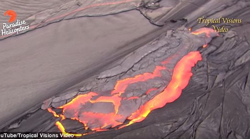 Η δύναμη και η ομορφιά της φύσης σε όλο της το μεγαλείο: Δείτε «πλημμύρα» λάβας σε ηφαίστειο στη Χαβάη (βίντεο)