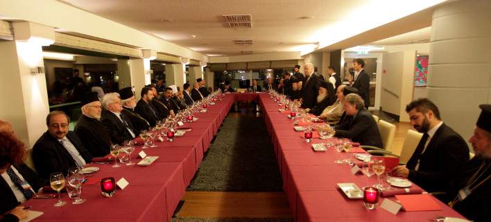 Το δείπνο του υφυπουργού Εξωτερικών στους προκαθήμενους των Ορθόδοξων Εκκλησιών (φωτο)