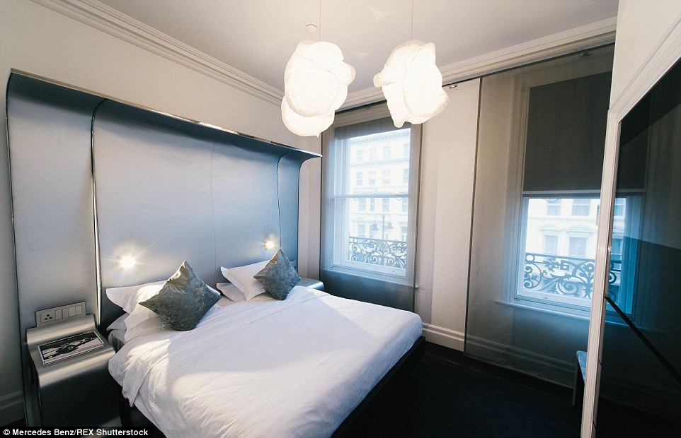  The £400-a-night suites are fitted with glossy modernist decor and aimed at the globally footloose ultra-wealthy
