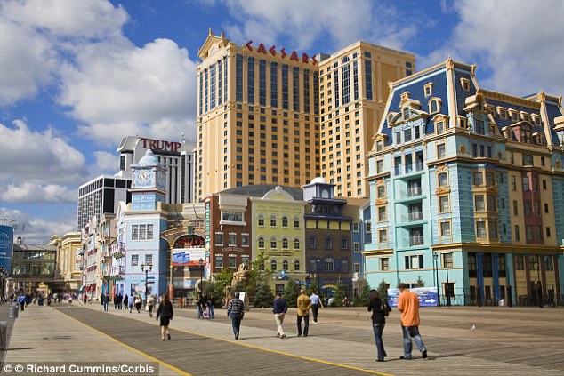 Atlantic City was incorporated from three towns in 1854 with the aim of creating a holiday resort for wealthy New Yorkers 