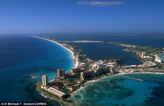 45 years ago, there was nothing but sand where Cancun city now lies