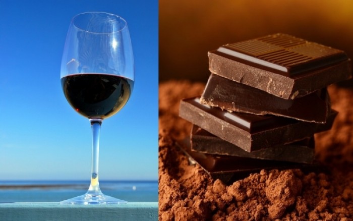 Κόκκινο κρασί vs μαύρη σοκολάτα: Τί είναι πιο υγιεινό; (γράφημα)