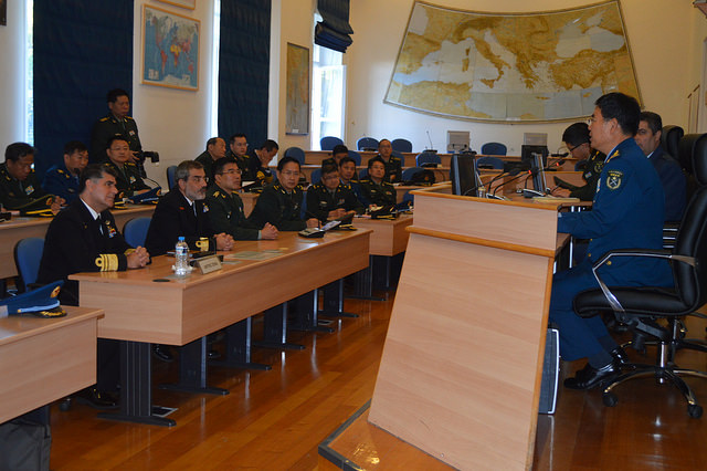 Επίσημη επίσκεψη αντιπροσωπείας Κινεζικού Πανεπιστημίου Εθνικής Άμυνας στην Αθήνα