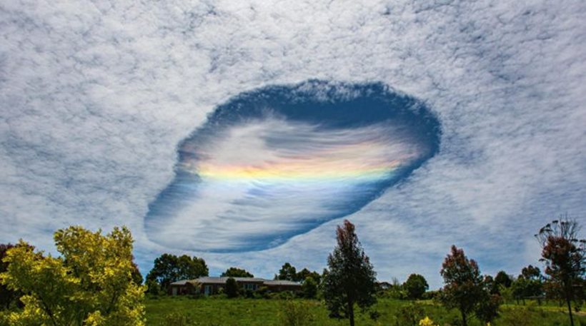 Η… τρύπα στα σύννεφα του αυστραλέζικου ουρανού που έγινε viral (φωτο)