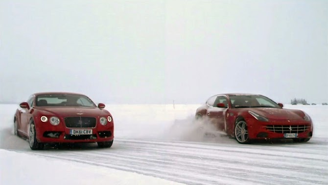 Ferrari εναντίον Bentley στο… χιόνι- Δείτε ποιό κερδίζει (video)