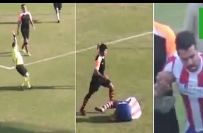 Εγκληματίας ποδοσφαιριστής κλωτσά αντίπαλο στο κεφάλι – Δείτε τι ακολούθησε στο βίντεο