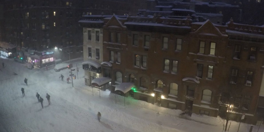 Ολόκληρη η χιονοθύελλα Jonas που έπληξε την Νέα Υόρκη σε μόλις 90 δευτερόλεπτα! [βίντεο]