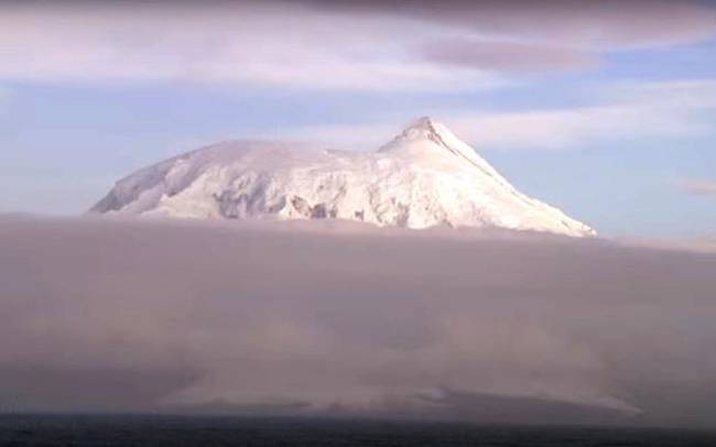 Σπάνιο βίντεο από έκρηξη ηφαιστείου στην Ανταρκτική