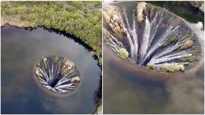 Δείτε μία γιγαντιαία τρύπα να ‘τρώει’ τον φλοιό της Γης (φωτό, βίντεο)