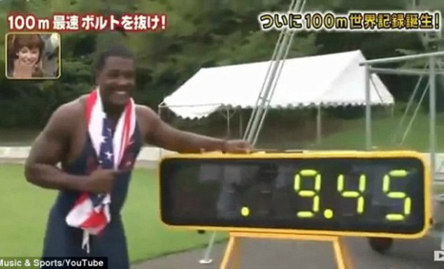 Παγκόσμιο ρεκόρ στα 100 μέτρα από τον Τζάστιν Γκάτλιν αλλά με…. ανεμιστήρα