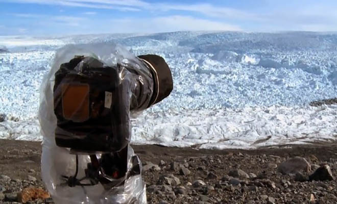 Τοποθέτησαν μια φωτογραφική μηχανή σε περιοχή της Γροιλανδίας – Απ΄ αυτό που είδαν έπαθαν… (βίντεο)