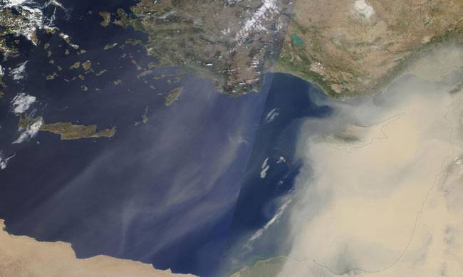 Κρήτη: Κίνδυνος αυξημένης συγκέντρωσης αιωρούμενων σωματιδίων στις 23 και 24/3