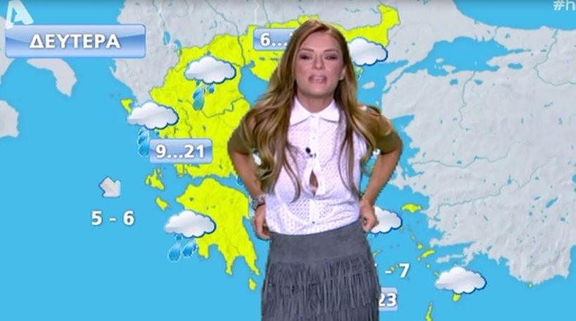 Ελένη Τσολάκη: Άνοιξε το πουκάμισο της στον «αέρα» της εκπομπής και… (βίντεο)