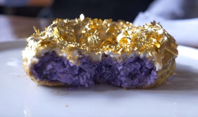 golden cristal ube donut 243c1