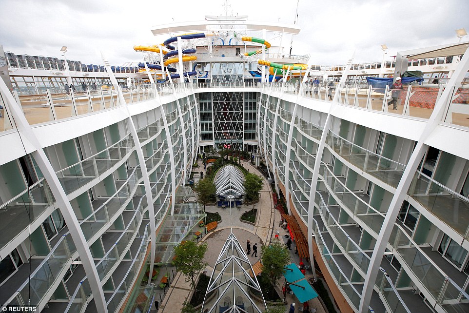 Harmony of the Seas, the widest cruise ship ever built, boasts 18 decks in total, with 16 dedicated to passenger staterooms and suites