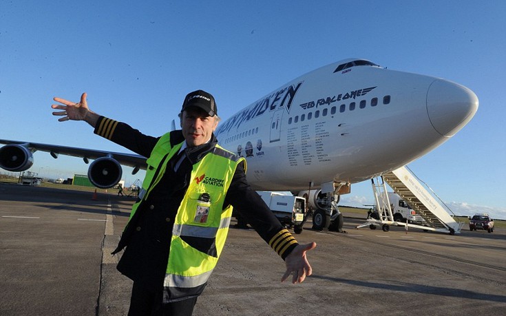 Το Ed Force One των Iron Maiden- Το Boeing 747 που πιλοτάρει ο Μπρους Ντίκινσον (φωτό,vid)