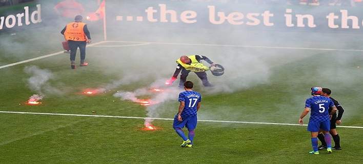 Euro 2016: Οι Κροάτες προκάλεσαν επεισόδια και τραυμάτισαν έναν άνδρα security [φωτό, βίντεο]