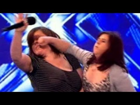 Oταν οι παίκτες του «X-Factor» τσαντίζονται που τους απορρίπτουν «παίζουν» μέχρι και ξύλο! (βίντεο)