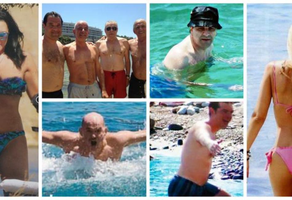 Ελληνες πολιτικοί με μαγιό: Οι… «χαλαρωμένοι» και οι «γοργόνες» της Βουλής βγήκαν στη παραλία (φωτό)
