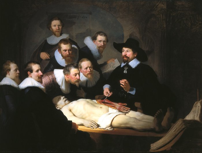 The Anatomy lesson of Dr Nicolaes Tulp