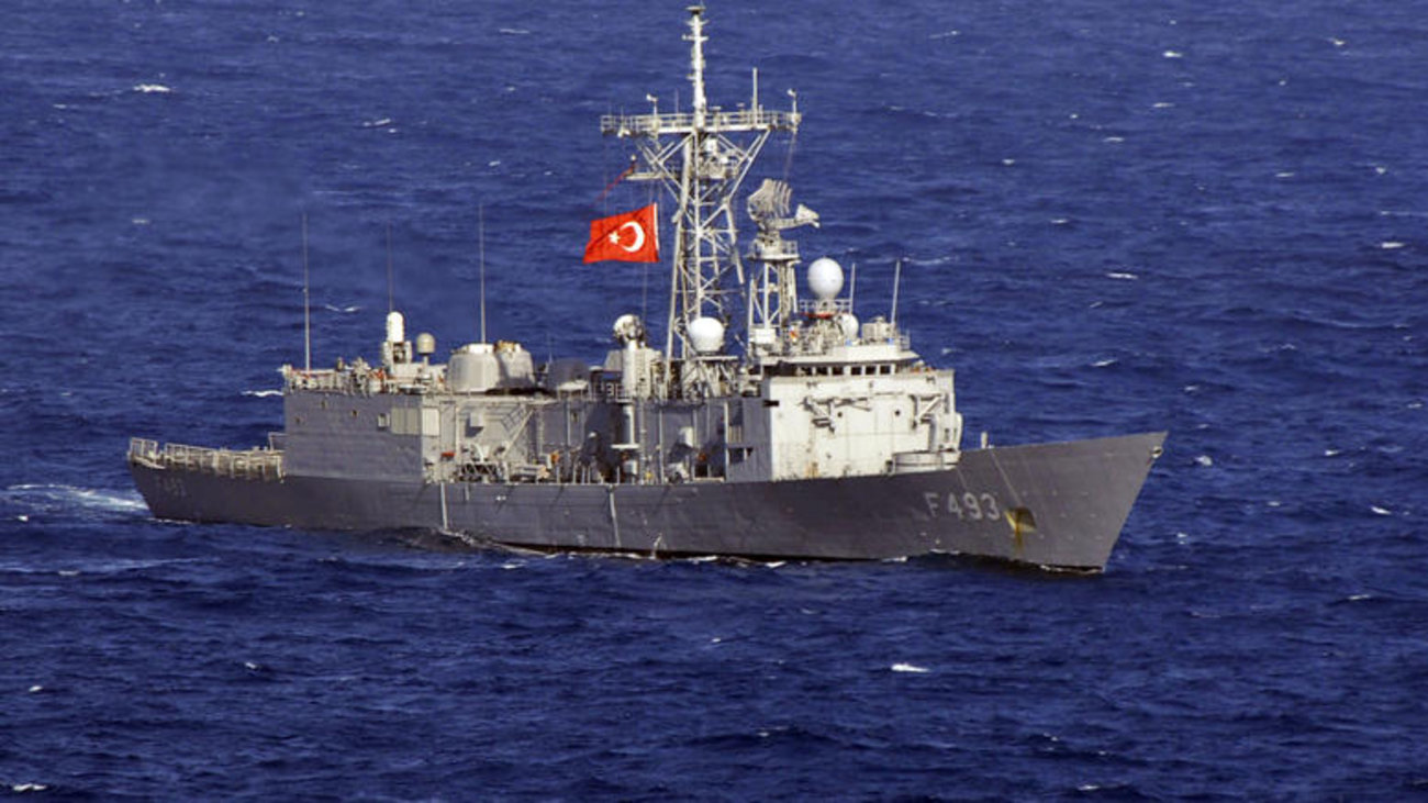 Φρεγάτα του Πολεμικού Ναυτικού της Τουρκίας παρενόχλησε κυπριακό ερευνητικό πλοίο στα ανοικτά του Ακάμα