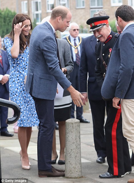 William exchanged words with Mr Douglas-Hughes after the incident, in which he is thought to have walked into a bollard