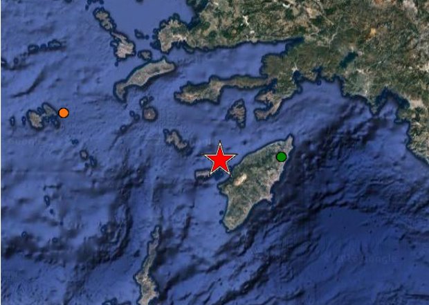Νέος επιφανειακός σεισμός στη Ρόδο – Ήταν μεγέθους 3 Ρίχτερ