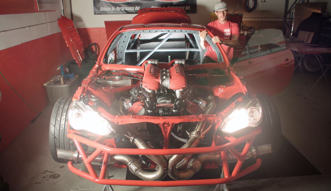 Ένα Toyota GT86 με τον V8 κινητήρα της Ferrari 458 – Δείτε το «τέρας» (βίντεο)