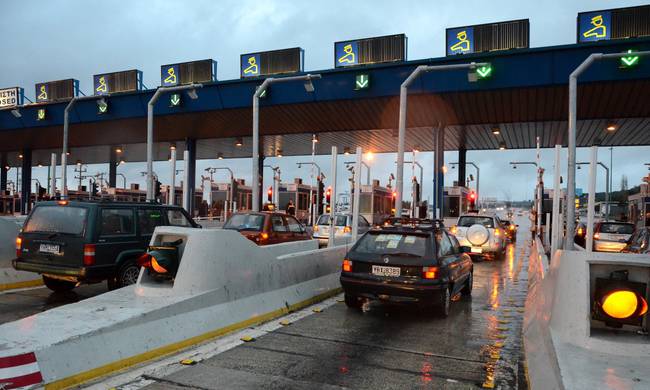 Σε ποια διόδια παρατείνεται έως την Τετάρτη στις 6 το πρωί η δωρεάν διέλευση